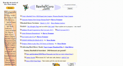 Desktop Screenshot of baseballguru.com